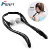 Handheld Shiatsu Neck & Shoulder Massager - Deep Tissue Dual Trigger-Point Pain Relief, Ergonomic Portable