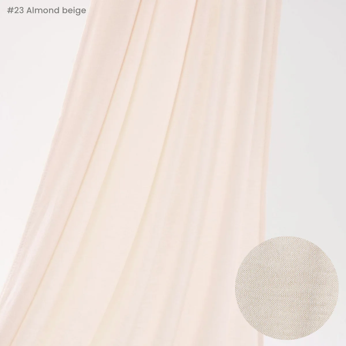 Jersey Hijab Scarf 170 x 60 cm (67 x 24 in) - Stretchy Cotton-Spandex Long Shawl | 29 Solid Colors Muslim Headscarf Turban Wrap