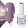 15ml Gel Nail Polish 65 Colors Soak-Off UV/LED Semi-Permanent Nail Gel Varnish