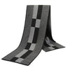 Men's Cashmere-Feel Scarf 180 x 31 cm (71 x 12 in) Plaid Stripe Pashmina Shawl Warm Winter