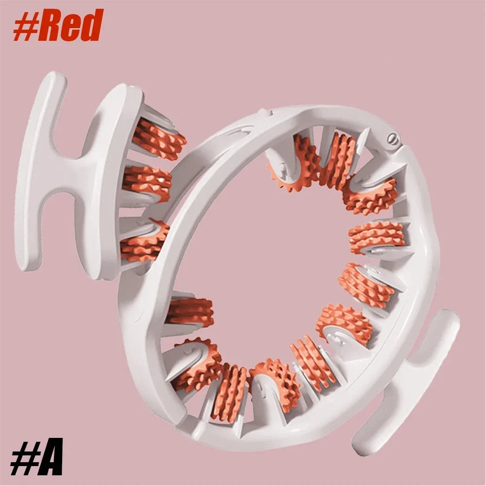 14-Wheel Anticellulite Massage Roller — Full-Coverage Leg & Body Massager for Neck, Shoulders, Abdomen