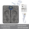 EMS TENS Foot Massager Mat – Foldable Electric Foot Pad, 19 Intensity Levels & 8 Modes for Muscle Stimulation