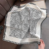 Polyester Satin-Look Square Scarf 70 x 70 cm (27.6 x 27.6 in), Cat Print Headscarf, Neck Wrap, Bandana for Women