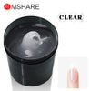 Clear Acrylic Builder Gel for Nail Extensions 250g (250ml) TPO-Free Hard Acrygel Pink Nude White for French Nail Art