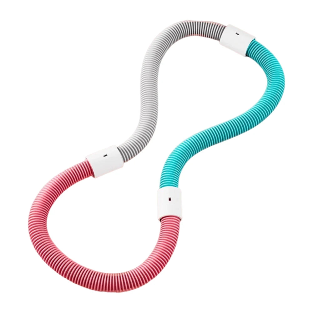 Weighted Foldable Fitness Hoop Quiet Waist & Belly Toning Circle 160 cm (63 in) Portable