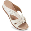 Women's Floral Hollow Wedge Sandals Platform Non-Slip Casual Beach Comfort Plus Size 43