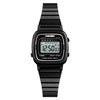 SKMEI Luxury Small Dial Digital Women's Watch Waterproof Sport Casual Ladies Calendar Wristwatch
