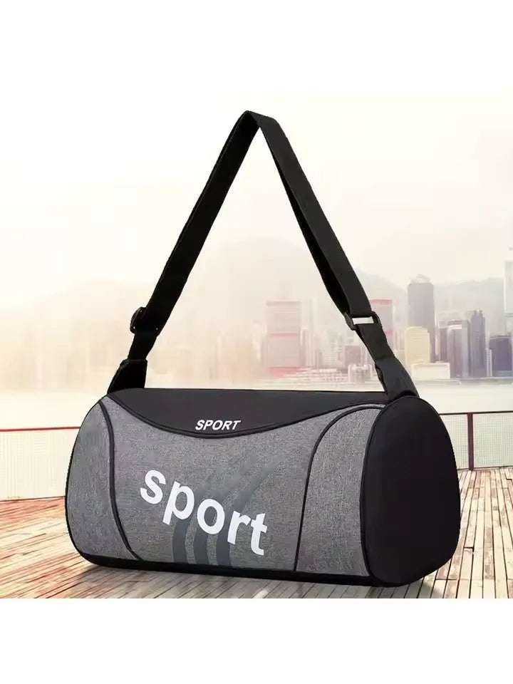 Unisex Gym Duffel Bag - Crossbody Shoulder Travel & Yoga Sports Bag for Women & Men