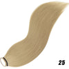 24-Inch (61 cm) Synthetic Braided Ponytail Extension – Black Long Straight Hairpiece with Elastic Band