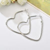 Geometric Large Circle Hoop Earrings for Women – Gold Statement Hoops 4.5 cm (1.77 in) Boho Fashion Jewelry, 1 Pair