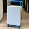 ABS+PC Hardside Spinner Suitcase – 20-inch (36 x 21 x 56 cm) & 24-inch (44 x 26 x 68 cm) Rolling Luggage with Lock, Unisex Carry-On Trolley