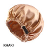 Satin Sleep Bonnet with Headband 11-Inch (28 cm) Extra-Large Silk-Lined Night Cap for Women & Kids