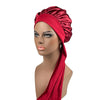 Large Satin Sleep Bonnet for Women - 42 cm (16.5 in) Silk Night Cap for Hair Protection