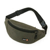 Unisex Black Waist Bag Running Fanny Pack Crossbody Chest Phone Pouch Multifunction Belt Bag