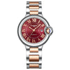 Cardimsir Ballon Bleu 33mm Automatic Women's Watch, Sunburst Dial Sapphire Crystal, 50M Water-Resistant Date