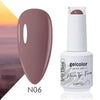 15ml Gel Nail Polish 65 Colors Soak-Off UV/LED Semi-Permanent Nail Gel Varnish