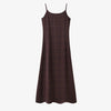 Women’s Satin Slip Maxi Dress & Knit Cross Mockneck Top Set – Adjustable Floor-Length A-Line