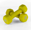 Rubber Hex Dumbbells 2–15 lb (0.9–6.8 kg) Neoprene Coated Non-Slip Home Gym Weights