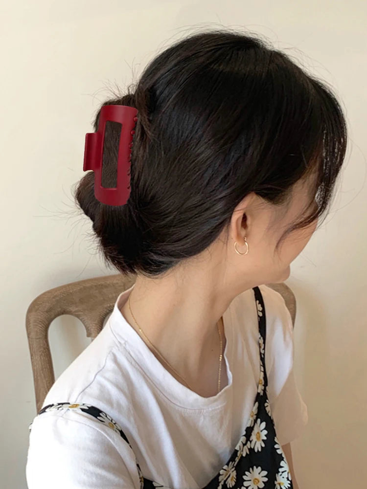 Silicone Non-Slip Soft Claw Hair Clip - Flexible Elegant Hair Claw for Women