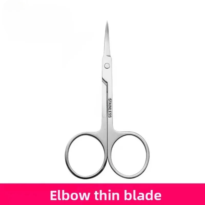 Professional Stainless Steel Cuticle Scissors – Curved Tip Small Manicure & Nail Art Dead Skin Remover