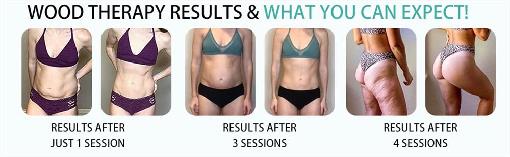 Curved Beech Wood Massage Roller – Anti-Cellulite Lymphatic Drainage & Deep Tissue Body Massager Stick