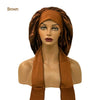 Satin Sleep Cap for Women – Large Widened Night Bonnet with Long Streamer Elastic Hair Care Turban