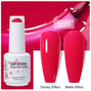 15ml (0.5 fl oz) Gel Nail Polish – HEMA/TPO-Free Semi-Permanent UV/LED No-Wipe Top Coat Nail Art