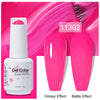 Top & Base 15ml (0.5 fl oz) Gel Nail Polish – Semi-Permanent UV/LED Soak-Off Base Coat and Top Coat, Long-Lasting Manicure