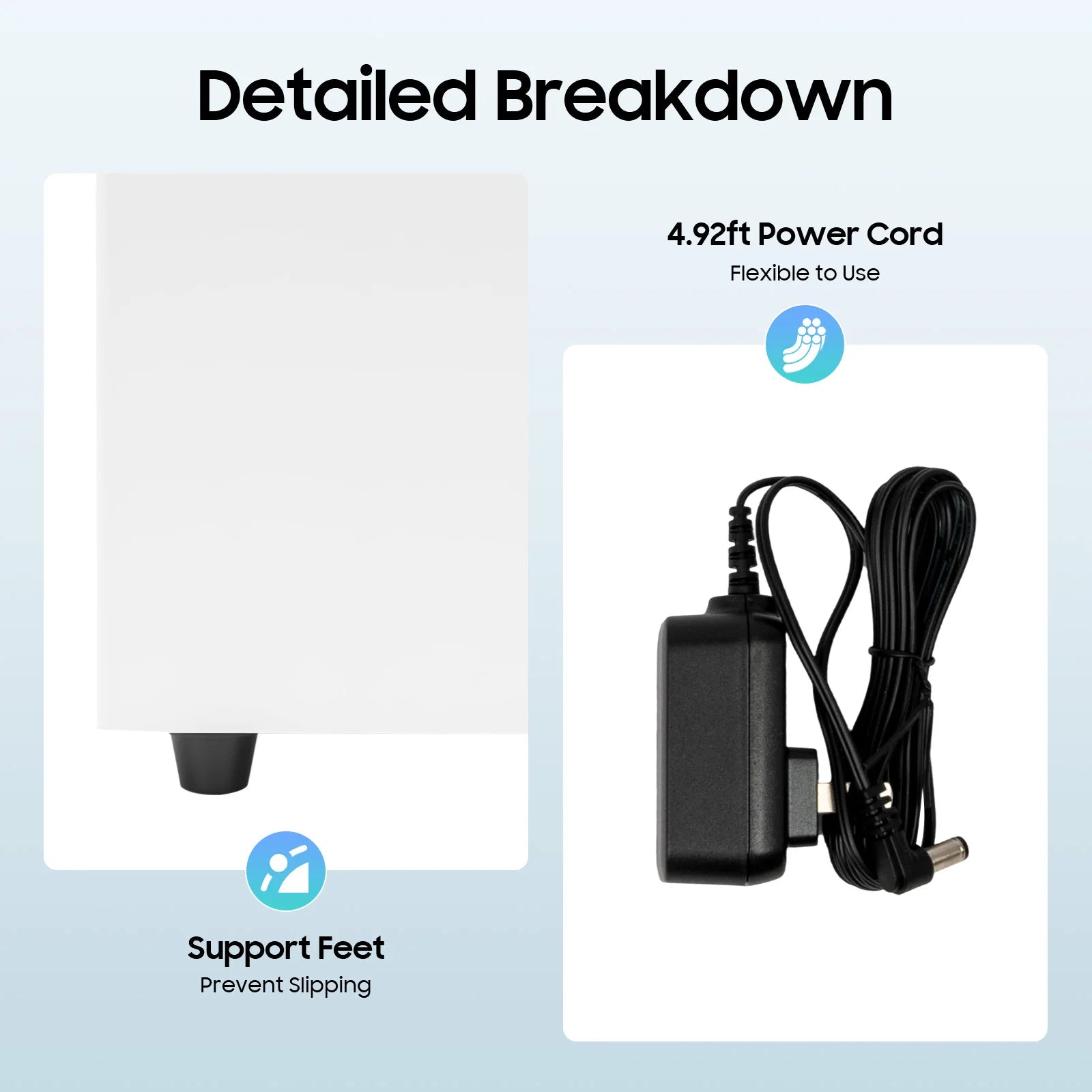 Smart Aroma Diffuser 150ml (5.07oz) Wall‑Mount & Freestanding Scent Machine with Timer for Home and Office