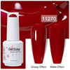 Top & Base 15ml (0.5 fl oz) Gel Nail Polish – Semi-Permanent UV/LED Soak-Off Base Coat and Top Coat, Long-Lasting Manicure