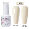 Red Semi-Permanent UV Gel Nail Polish 15ml (0.5 fl oz) Top & Base Hybrid