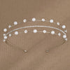 Rhinestone Star Headband with Multilayer Pearls and Zircon Bridal Party Hairband