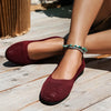 Women's Knitted Slip-On Ballet Flats – Breathable Round-Toe Casual Loafers