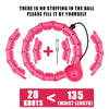 Fitness Hoop Weights to Exercise At Home Sports Entertainment Sport Equipment for Slimming Gym Ring Portable Body