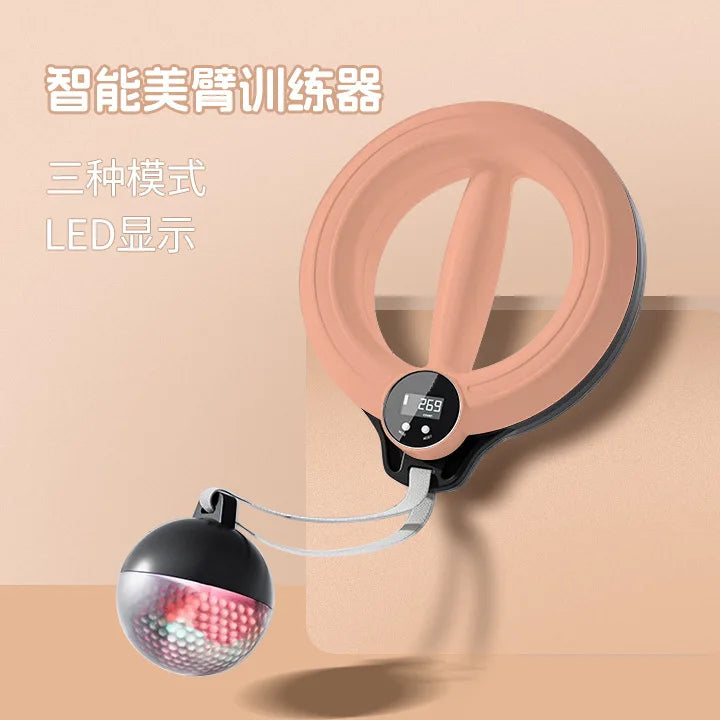 Smart Arm Hula Hoop – Lightweight Portable Ergonomic with 3-Mode LED Display for Arm Toning & Home Fitness