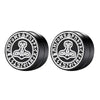 3-Pack Magnetic Clip-On Earrings for Men & Women - Round Zircon Crystal Non-Piercing Studs, Punk Hiphop Stainless Steel