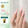 Milky Smooth Builder Hard Gel 100g (3.53 oz) UV/LED Soak-Off Nail Extension Gel — Long-Lasting, Self-Leveling Nail Builder for Manicure & Nail Art