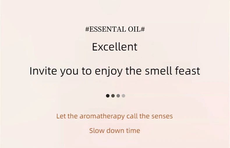 10ml (0.34 fl oz) Water-Soluble Essential Oil for Aroma Diffusers — 17 Scents (Lavender, Rose, Eucalyptus, White Peach, Oolong, Ocean)