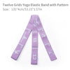 Multi-Functional Resistance Bands Yoga Strap, 8/10/12-Grid Elastic Exercise Bands (85–135 cm | 33–53 in) for Dance, Pilates & Gymnastics