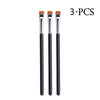 Ultrathin Eyebrow Makeup Brush - Precision Synthetic Hair Brow Brush with Wood Handle