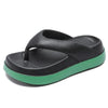 Women's Platform Flip Flops – Casual Non-Slip EVA Wedge Sandals, Lightweight Outdoor Slippers