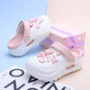 Women Platform Clogs Cartoon Hollow Summer Beach Slide Sandals Lightweight EVA Garden Slides