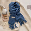 SENAIFEI Luxury Winter Wool Scarf for Women – Cashmere-Feel Pashmina Shawl Wrap, Thick Soft 30 x 200 cm (11.8 x 78.7 in)