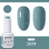 Glitter Gel Nail Polish 15ml Soak-Off UV/LED Base & Top Coat, 321 Colors