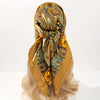 Satin-Feel Square Scarf 90 x 90 cm (35.4 x 35.4 in) – Satin-Look Polyester Hijab, Neckerchief, Shawl & Headscarf for Women