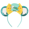 Mickey & Minnie Sequin Ear Headband with Bow – Disney-Inspired Hairband for Women & Kids, Party Cosplay