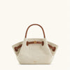 JW PEI Hana Women's Genuine Leather Dumpling Bag Brown Mini Crossbody Shoulder Tote