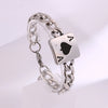 Viking Rune Wolf Celtic Knot Stainless Steel Bracelet for Men Nordic Link Chain