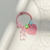 Cute Anime Animal Acrylic & Zinc Alloy Keychain with D-Shaped Buckle – Playful Bag Charm for Women