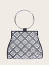 Women's Rhinestone Diamond Clutch Purse Bridal Wedding Party Evening Bag